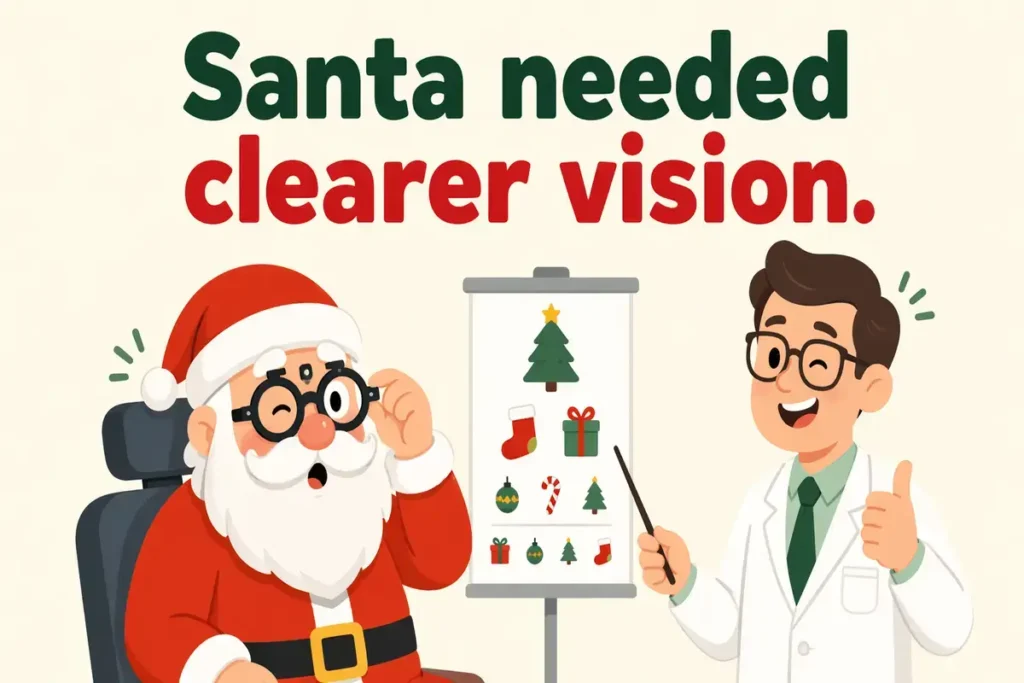 Christmas Optometry Jokes That Feel Festive And Bright