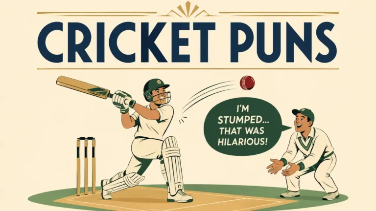 Cricket Puns