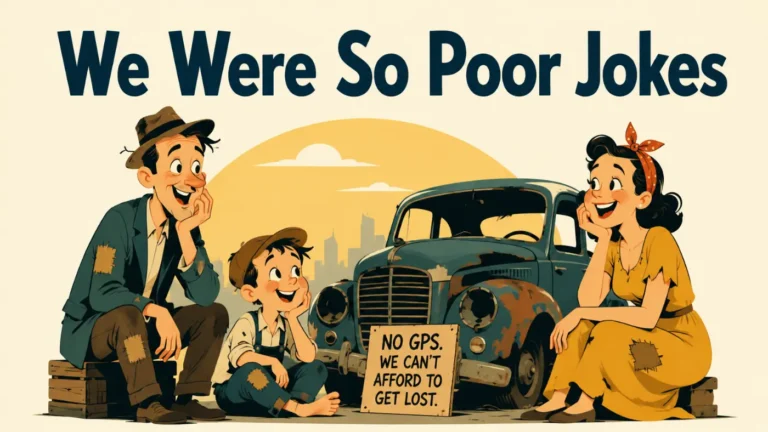 We Were So Poor Jokes