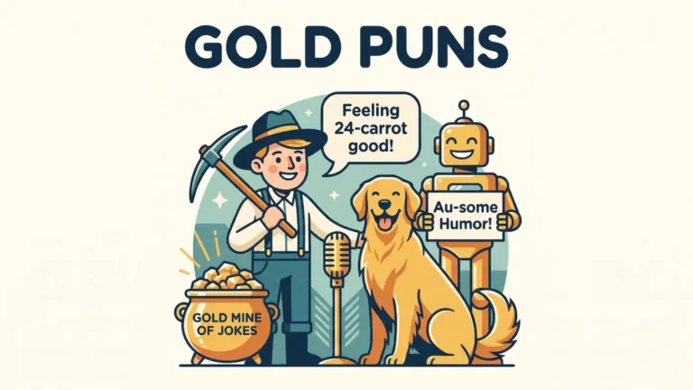 gold puns