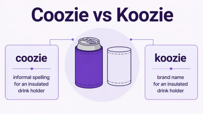 Coozie vs Koozie