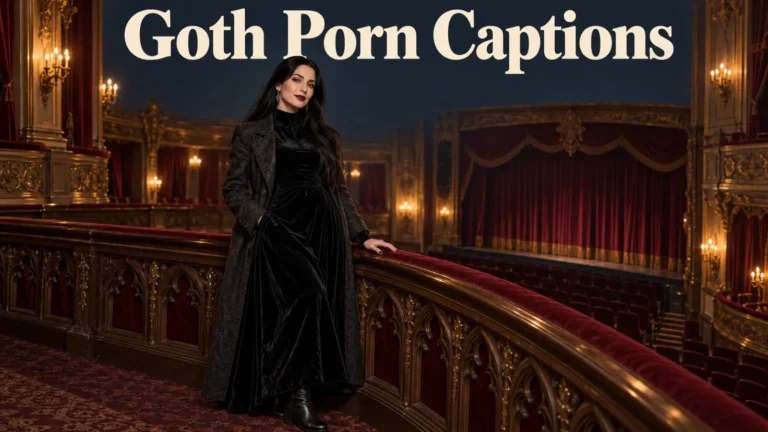goth porn captions