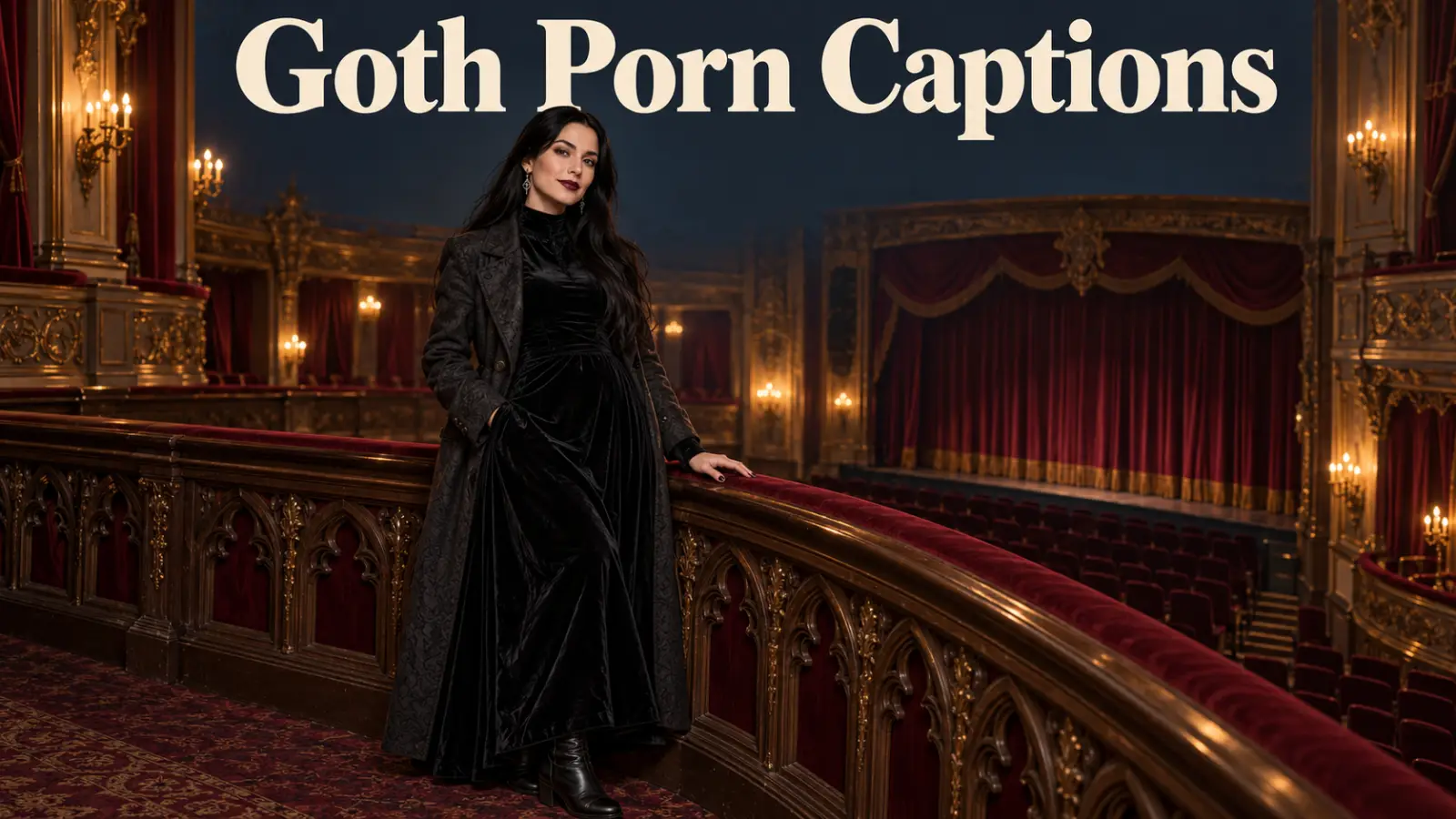 goth porn captions